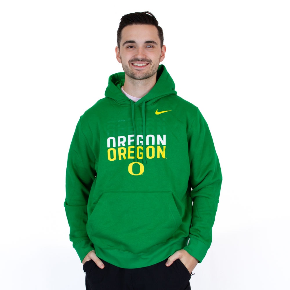 Yellow Nike Club Cotton Fleece TrackTown USA 72-20 Hood